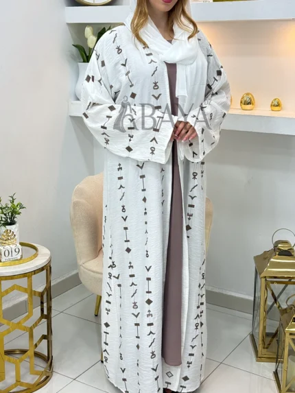 Ensemble Modeste Deux Pièces Inspiré des Motifs Aztèques