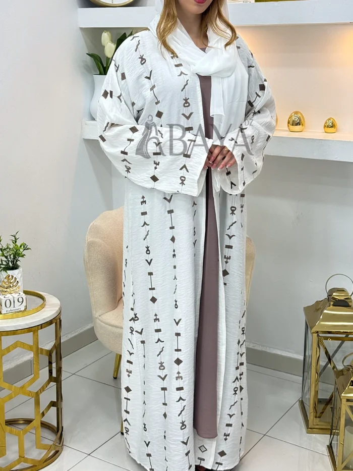 Ensemble Modeste Deux Pièces Inspiré des Motifs Aztèques